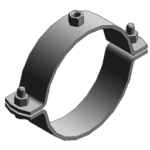 MEFA 0066649 Rohrschelle Titan HD 50x5, 160 mm M12 o. Dämm.  Verpackungseinheit:1ST