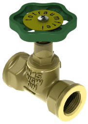 2912aa6e-b70b-4db3-a6eb-2e0fa8248400 ALVA ACDV1/2 ALVA Durchgangsventil mit Muffenanschluss, ohne Entleerung, steigender Spindel, DN15, Innengewinde 1/2" 0011051500001 Verpackungseinheit:1ST – Bild 1