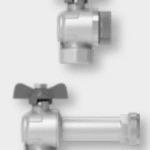 VOGEL&NOOT FJAMVNP44F44V70 VN-FLOORTEC Kugelhahn Set vertikal 1' IG X 1' AG  Verpackungseinheit:1ST