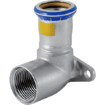 GEBERIT 34137 GE Mapress Edelstahl Gas Anschlusswinkel 90 Gr. d18mm x Rp1/2  Verpackungseinheit:1ST