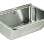 ALVA AQSLVAWT66 ALVA Varia Waschtrog Edelst. Matt 65,5x53x25cm, m. Überlauf u. Befest.m.  Verpackungseinheit:1ST