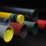 ALVA SRG88BRAND Siederohr geschweißt EN 10220/EN 10217-1 P235TR1. RAL3000 gerieft 88.9x2.9mm  Verpackungseinheit:6M