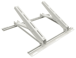 2ceebaca-8811-465c-be5f-8d6cc90aab9f ALVA ALKMK7N ALVA Klima Dachstütze mit Traverse Neigung 15°-30° B/T 850x520mm, RAL9002 Verpackungseinheit:1ST – Bild 1