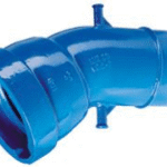 TIROLER ROHRE 106080102 TRM Einmuffenbogen VRS-T MK blau DN 100 11 1/2Grad  Verpackungseinheit:1ST