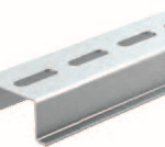 ALVA TS 35X15/LL/2M/STZN Tragschiene / Hutschiene 35x15 mm gelocht, Stahl verzinkt  Verpackungseinheit:2M