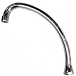 STROHM-MOFÉM ZRT. 1004181 Teka Rohrauslauf 3/4" chrom, 130mm 18mm,flachdichtend  Verpackungseinheit:1ST