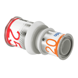 2e84c696-fc25-4f06-90d0-d553e6712eb6 UPONOR 1039939 Uponor S-Press PLUS Kupplung reduziert PPSU 25-20 Verpackungseinheit:1ST – Bild 1