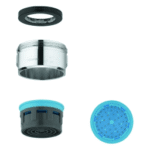 GROHE 13 929 000 GROHE Mousseur 13929, Außengewinde, M 24 x 1, Durchflussklasse A, 13,5 - 15,0 l/min bei 3 bar, chrom 13929 Verpackungseinheit:1ST