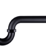 ALVA AQARVARS3S ALVA Varia Röhrensifon 5/4" ohne Ventil Wandrohr 32x220mm, MS Schwarz Matt  Verpackungseinheit:1ST