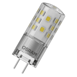 2f442c90-bf53-46e7-a8ec-08b88db4e335 LEDVANCE 4058075607255 LED PIN 12 V DIM 3.8W 827 Clear GY6.35 LED PIN 40 320° DIM 3.8W 827 CLEAR GY6.3 Verpackungseinheit:1ST – Bild 1