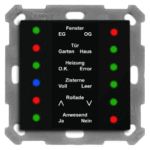 MDT SCN-LED5506.01 KNX LED Anzeige 55, Schwarz matt  Verpackungseinheit:1ST
