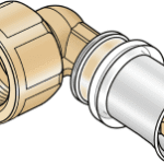 KE KELIT 71416E04 KE KELIT KMW467 KELOX-ULTRAX-W Übergangswinkel 90 Grad mit IG 25x3/4 Zoll KMW467 Verpackungseinheit:1ST