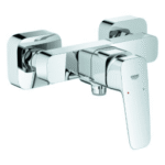 GROHE 101824 000 0 GROHE Einhand-Brausebatterie Cubeo 101824, Wandmontage, S-Anschlüsse, Wandrosette, eigensicher, chrom 101824 Verpackungseinheit:1ST