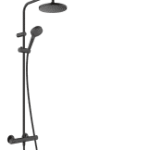 HANSGROHE 26089670 hansgrohe Vernis Blend Showerpipe 200 1jet EcoSmart mit Thermostat, Mattschwarz 26089XXX Verpackungseinheit:1ST