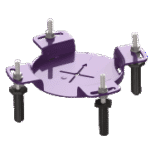 KESSEL 44702 KESSEL-Montagehilfe-Set für Grundkörper Der Ultraflache 54 u. 79  Verpackungseinheit:1ST