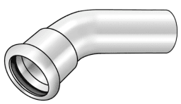 315d02bf-a7ba-49e9-ad86-c52c290e75fb KE KELIT 53621GG0 KE KELIT NP426 STEELFIX Edelstahl Press-Winkel 45 Grad außen/innen 42 NP426 Verpackungseinheit:1ST – Bild 1