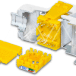 ALVA KSJ-D KAT6A STP Keystone Jack SLIM KAT.6A, STP Modul für Keystone Dosen und Panele  Verpackungseinheit:1ST