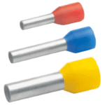 KLAUKE 47612 Aderendhülse isoliert, DIN 46228 Teil 4, 10 mm², 22 mm Länge  Verpackungseinheit:1ST