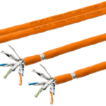 ALVA DK-KAT7-1000-SFTP-D-OR >TR 100 KAT.7 Datenkabel Duplex S/FTP, 1000MHz, LSOH3, Cca, Farbe: orange  Verpackungseinheit:100M