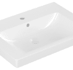 VILLEROY&BOCH 71136501 Villeroy & Boch Waschbecken Subway 2.0 711365, 650 x 470 mm, Rechteck, 1HL. mittleres Hahnloch durchgestochen, mit Überlauf, Weiß Alpin 711365 Verpackungseinheit:1ST