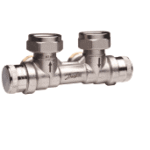 DANFOSS 013G7872 Danfoss dynamischer Hahnblock RLV-KDV für Ventil-HK R 1/2", Eck mit VL links  Verpackungseinheit:1ST