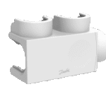 DANFOSS 013G7966 Danfoss Kunststoffabdeckung für VHS-DV Eck, Fühler links in RAL 9016, HK 1/2"  Verpackungseinheit:1ST