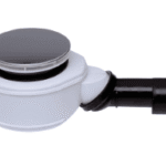 HUTTERER & LECHNER HL520F HL520F - Brausetassensiphon flach DN40/50 mit Drehgelenk für Ablauföffnungen d90mm und Edelstahl-Abdeckung 520F Verpackungseinheit:1ST