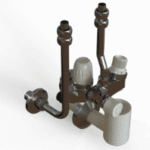 ALVA AQSPNOSAGDM ALVA Nova Speicheranschlussgar. 1/2" m. 4 bar Druckmindervent., nickelfrei,Chrom  Verpackungseinheit:1ST