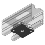 MEFA 1280508 Stex Gewindeplatte GP 45, M8 gvz  Verpackungseinheit:1ST