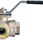 ALVA ACKH3T3/4 ALVA 3-Wege-Kugelhahn Fig.200-3T, 3/4"Mssg. voll. Durchg.Kugel m.T-Bohrung  Verpackungseinheit:1ST