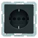 BERKER 47436086 Steckdose SCHUKO Q.1/Q.3 anthrazit, samt  Verpackungseinheit:1ST