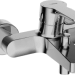 HANSA 4024  218 3 00 61 HA Einhebelmischer Wafü und Brausebatterie HANSATWEN 4024 Ausladung 162 mm DN15 Chrom  Verpackungseinheit:1ST