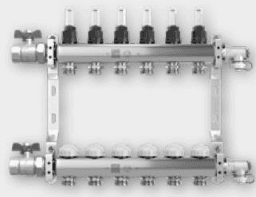 VOGEL&NOOT F8MSST104BDCC70 VN-FLOORTEC Edelstahlverteiler OL 10 Heizkreise  Verpackungseinheit:1ST