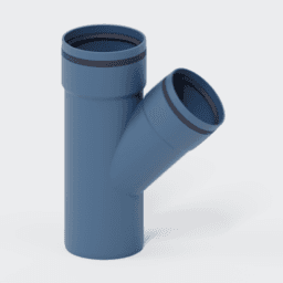 36a233bc-debf-4fc5-83f5-95fde328497d POLOPLAST 102236 POLO-KAL XS Abzweig DN 125/110/45 Verpackungseinheit:1ST – Bild 1