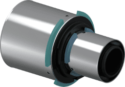 370807f2-f6ec-4f5e-94c3-14f5f1ffa512 UPONOR 1032883 Uponor S-Press Verbund Kupplung red. PPSU 63-40 Verpackungseinheit:1ST – Bild 1