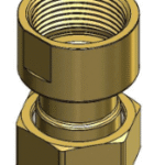 ALVA ALV3/4.3/4 ALVA Messing-Verschraubung 3/4" ÜM auf 3/4" IG  Verpackungseinheit:1ST