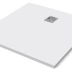 ALVA AQBTORBT90.1 ALVA Ora 1.0 Mineralguss Brause- tasse, 90x90x3cm, Weiß  Verpackungseinheit:1ST