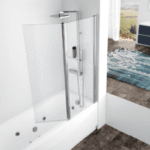 ALVA AQDUVA6C ALVA Varia Wannenwand 2-teilig 150x120cm, ESG Clean, Silber  Verpackungseinheit:1ST