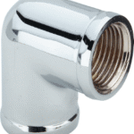 VIEGA 105 600 Viega Bogen 90° Messing, Modell 1612 Rp: ½ verchromt 1612 Verpackungseinheit:1ST