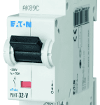 EATON 248104 Leistungsschutzschalter/Vorzählerautomat C 32A/1pol  1,5TE PLHT-32-V Verpackungseinheit:1ST