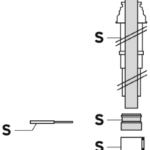 VAILLANT 303200 Vaillant Dachdurchfuehrung senkrecht schwarz Nr.303200  Verpackungseinheit:1ST