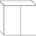 ALVA AQBMVIHGS4W ALVA Viva Hängeschrank mit 2 Türen, 70x62x32cm, Weiß  Verpackungseinheit:1ST