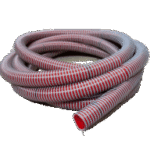 HARGASSNER 11059557 Saugschlauch-Rolle 25 lfm hohe Verschleißschicht (rot/grau)  Verpackungseinheit:1ST