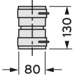 VAILLANT 303512 Vaillant Verbindungsstueck Set 3 Nr.303512  Verpackungseinheit:1ST