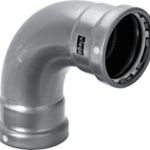 VIEGA 751 623 Viega Megapress S XL-Bogen 90° mit SC-Contur Stahl unlegiert, Zink-Nickel-Beschichtung, Modell 4216XL VdS-Zulassung DN: 80 D: 3 4216XL Verpackungseinheit:1ST