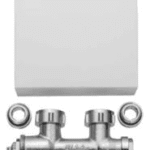 KERMI HEIZUNG ZV01190001 Kermi Ventilhahnblock-Set Eckform Blende weiß  Verpackungseinheit:1ST