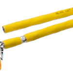 ALVA DK-KAT7A-1200-SFTP-S-GE >TR 500 KAT.7A Datenkabel Simplex S/FTP, 1200MHz, LSOH3, Cca, Farbe: gelb  Verpackungseinheit:500M