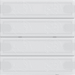 GIRA 5004003 KNX Tastsens.4 Komfort 4f TS4 Weiß  Verpackungseinheit:1ST