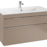 VILLEROY&BOCH 4104AL01 Villeroy & Boch Schrankwaschtisch Venticello 4104AL, 1000 x 500 mm, Rechteck, 1HL. mittleres Hahnloch durchgestochen, mit Überlauf, Weiß Alpin 4104AL Verpackungseinheit:1ST