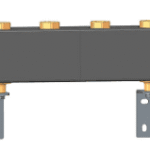 HERZ 1450111 Herz Pumpfix-Verteiler 2 Gruppen DN 25 m. Befestig. u. Wärmedämmg. Fig. 4501/11  Verpackungseinheit:1ST